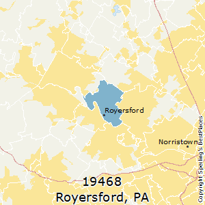 Royersford,Pennsylvania County Map