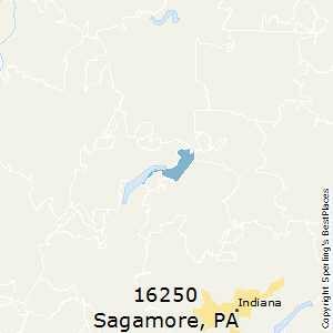 Sagamore,Pennsylvania County Map