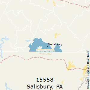 Salisbury,Pennsylvania County Map