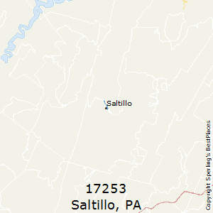 Saltillo,Pennsylvania County Map