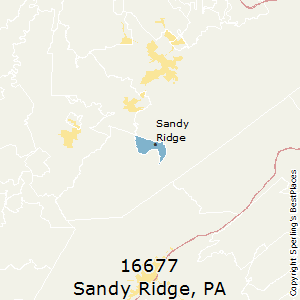Sandy_Ridge,Pennsylvania County Map