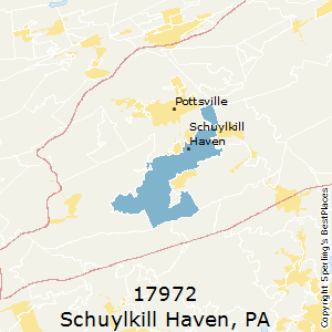 Schuylkill_Haven,Pennsylvania County Map