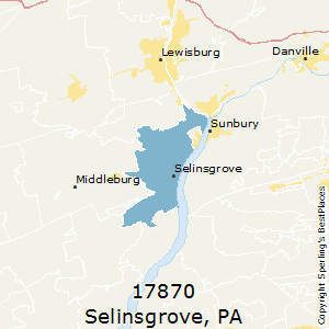 Selinsgrove,Pennsylvania County Map