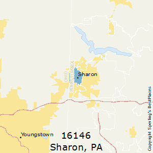 Sharon,Pennsylvania County Map
