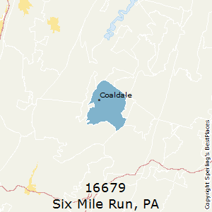 Six_Mile_Run,Pennsylvania County Map
