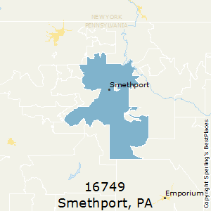 Smethport,Pennsylvania County Map