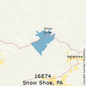 Snow_Shoe,Pennsylvania County Map