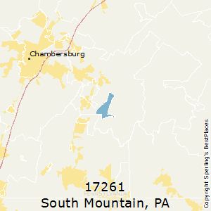 South_Mountain,Pennsylvania County Map