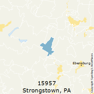 Strongstown,Pennsylvania County Map