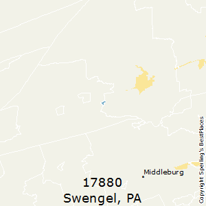 Swengel,Pennsylvania County Map