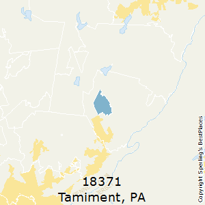 Tamiment,Pennsylvania County Map