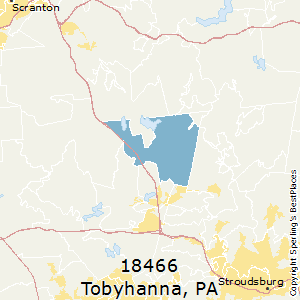 Tobyhanna,Pennsylvania County Map
