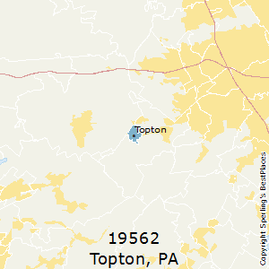 Topton,Pennsylvania County Map