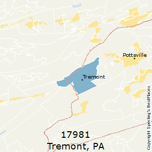 Tremont,Pennsylvania County Map