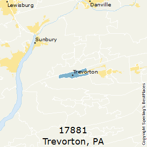 Trevorton,Pennsylvania County Map