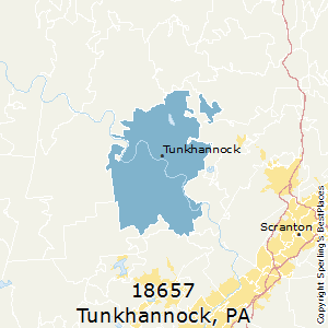 Tunkhannock,Pennsylvania County Map