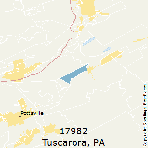 Tuscarora,Pennsylvania County Map