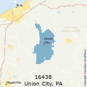 Union_City,Pennsylvania County Map