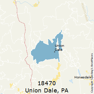 Union_Dale,Pennsylvania County Map
