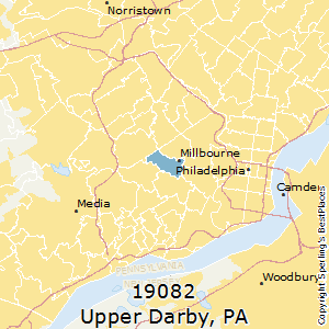 Upper_Darby,Pennsylvania County Map
