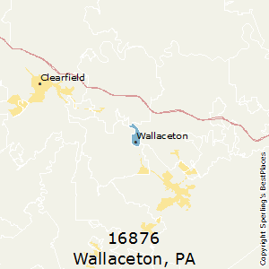 Wallaceton,Pennsylvania County Map