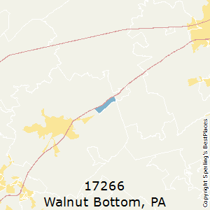Walnut_Bottom,Pennsylvania County Map
