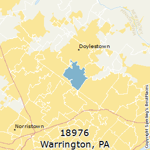 Warrington,Pennsylvania County Map