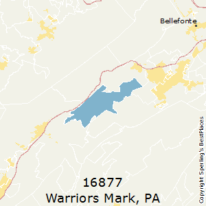 Warriors_Mark,Pennsylvania County Map