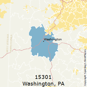 Washington,Pennsylvania County Map