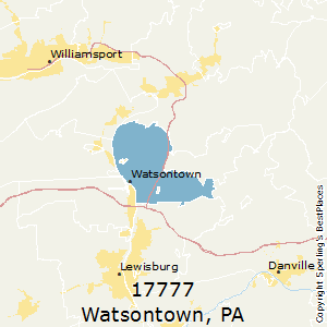 Watsontown,Pennsylvania County Map