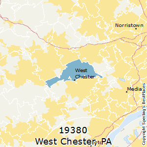 West_Chester,Pennsylvania County Map