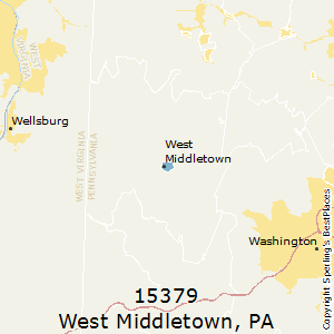 West_Middletown,Pennsylvania County Map