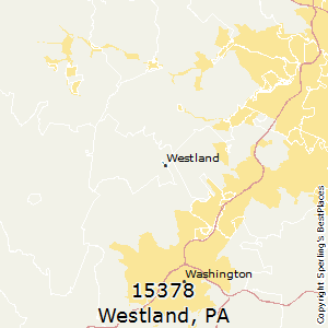 Westland,Pennsylvania County Map