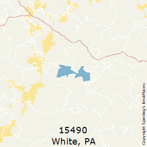 White,Pennsylvania County Map