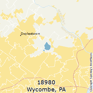 Wycombe,Pennsylvania County Map