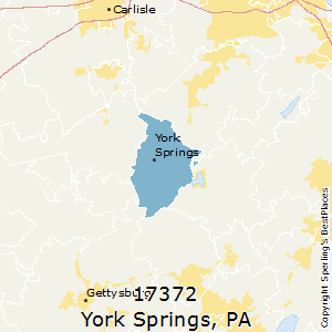 York_Springs,Pennsylvania County Map