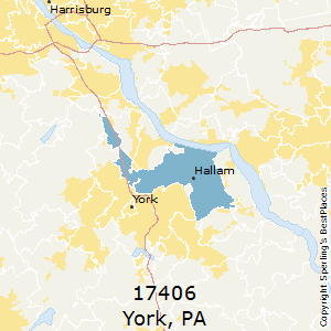 York,Pennsylvania County Map