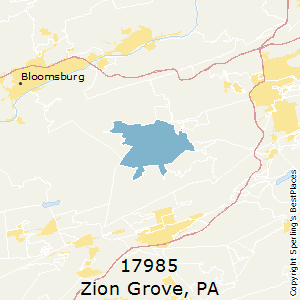 Zion_Grove,Pennsylvania County Map