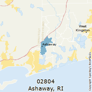 Ashaway,Rhode Island County Map