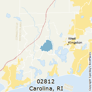Carolina,Rhode Island County Map