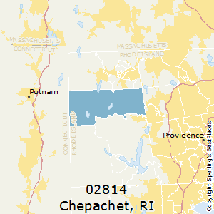 Chepachet,Rhode Island County Map