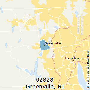 Greenville,Rhode Island County Map