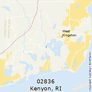 Kenyon,Rhode Island County Map