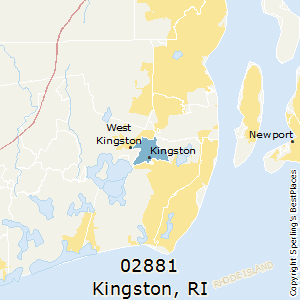 Kingston,Rhode Island County Map