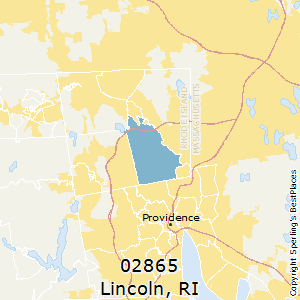 Lincoln,Rhode Island County Map