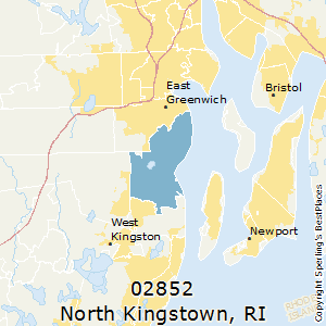 North_Kingstown,Rhode Island County Map