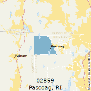 Pascoag,Rhode Island County Map