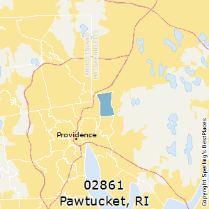 Pawtucket,Rhode Island County Map