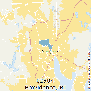 Providence,Rhode Island(02904) Zip Code Map