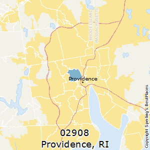 Providence,Rhode Island County Map